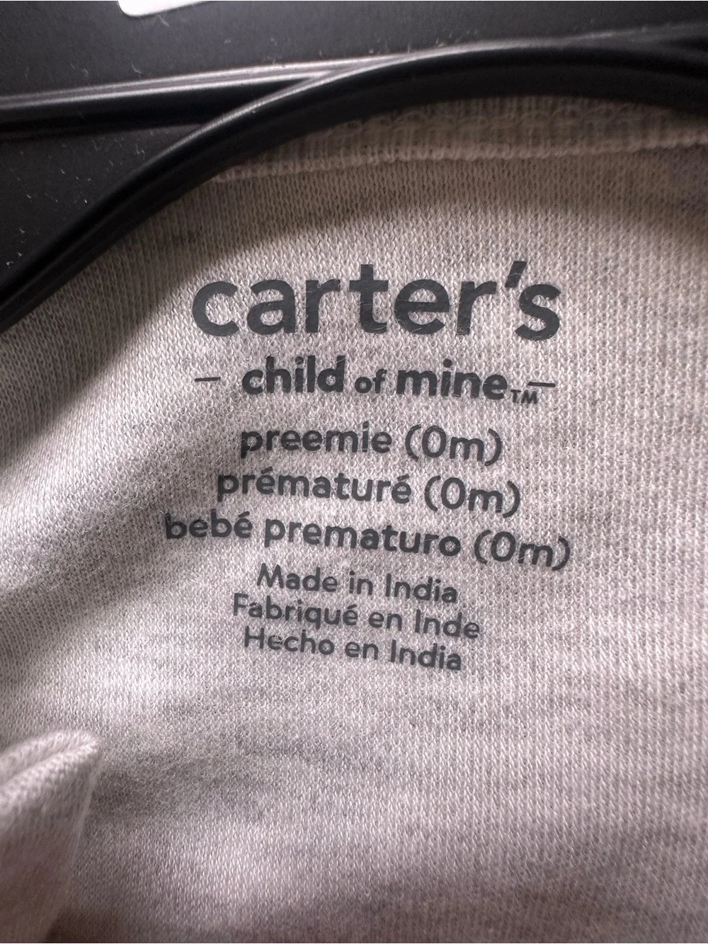 Carters Child Of Mine Preemie Footed Sleeper Panda 2 Way Zipper